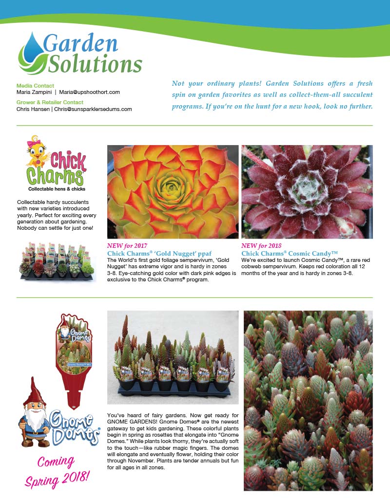 Garden Solutions One Sheet